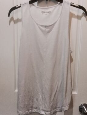 Mudd White Scoop Neck Tank Top